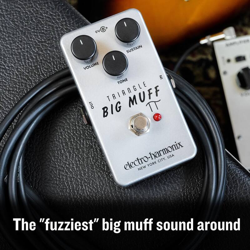Pedal de fuzz Electro-Harmonix Triangle Big Muff Pi - Pedal para